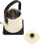Чайник Vitek VT-WK1001 0.8л. 1000Вт белый/черный корп.:металл