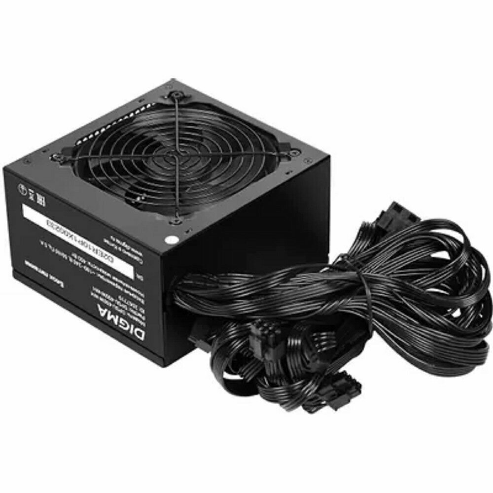 80c3c451013ee4b1074aaf8936071a70.jpg Блок питания Digma ATX 450W DPSU-450W-WH 80+ white (20+4pin) APFC 120mm fan 6xSATA RTL