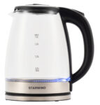 Чайник Starwind SKG4777 1.8л. 2000Вт черный/прозрачный корп.:стекло