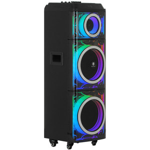 Колонка порт. Ural Молот 203 черный 2000W 1.1 BT/3.5Jack/USB-C 15м 9000mAh (УРАЛ МОЛОТ 203)