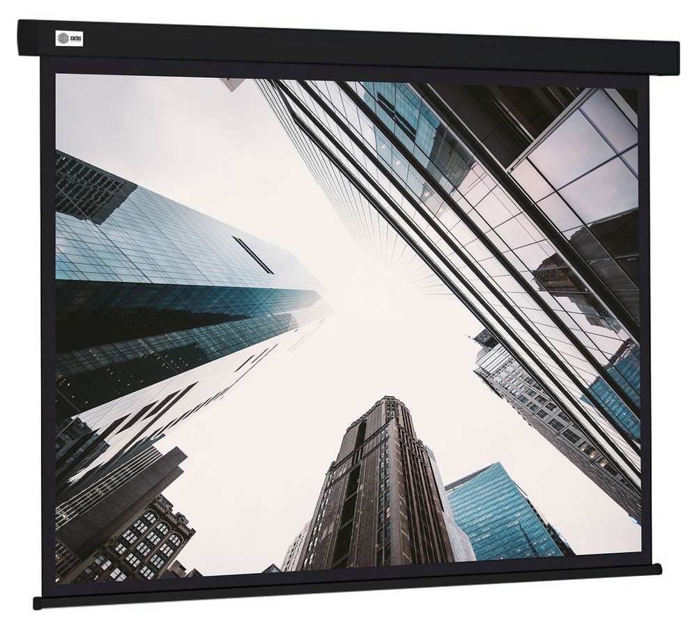 888dd49aaa573d70f6a21c82eee79793.jpg Экран Cactus 100" 124.5x221см Wallscreen CS-PSW-124X221-BK 16:9 настенно-потолочный рулонный черный