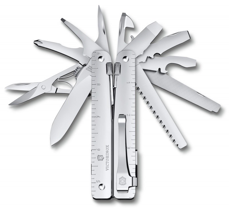 889fba28e95a6a595b41f71026cbf9e4.jpg Мультитул Victorinox SwissTool MX Clip (3.0327.MKB1) 115мм 26функц. серебристый блистер