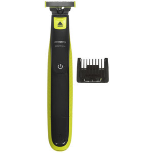 Триммер Philips OneBlade QP2724/20 черный/зеленый (насадок в компл:1шт)