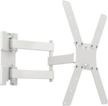 Кронштейн для телевизора Holder LCD-5566-W белый 32"-55" макс.45кг настенный поворотно-выдвижной и н