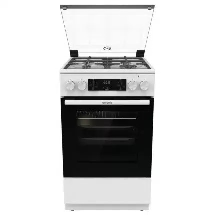935e998bce2b68f174a79816e024c427.jpg Плита Комбинированная Gorenje GK5C42WF-B белый (металлическая крышка) реш.чугун