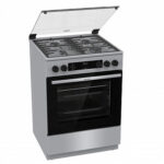 Плита Газовая Gorenje GGI6C22XA нержавеющая сталь (стеклянная крышка) реш.чугун