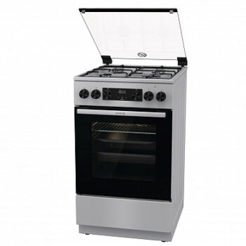 Плита Комбинированная Gorenje GK5C61XJ нержавеющая сталь (стеклянная крышка) реш.сталь