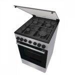 Плита Комбинированная Gorenje GK5B44SF серебристый (стеклянная крышка) реш.чугун