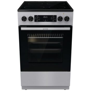 Плита Электрическая Gorenje GEC5C41SG серый стеклокерамика (без крышки)