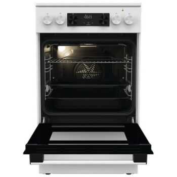 Плита Электрическая Gorenje GECS5C70WA белый/черный стеклокерамика (без крышки)