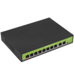 Коммутатор Digma DSP208F-2F-T120 DSP208F-2F-T120 V1 (L2) 10x100Мбит/с 8PoE 8PoE+ 120W неуправляемый