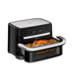 Аэрогриль Tefal Dual Easy Fry Flex EY9228E0 9л 2700Вт черный/серебристый