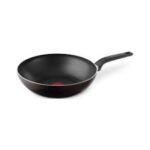 Сковорода ВОК (WOK) Tefal Easy Plus 4237628 круглая 28см руч.:несъем. (без крышки) черный (910005409