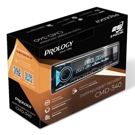 ad146bbe28589e6973c9346a3260d8c7.jpg Автомагнитола Prology CMD-340 1DIN 4x55Вт BT4.2 AUX ПДУ RDS (PRCMD340)