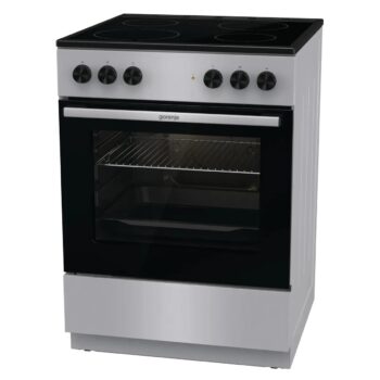 Плита Электрическая Gorenje GEC6A11SG серый стеклокерамика (без крышки)
