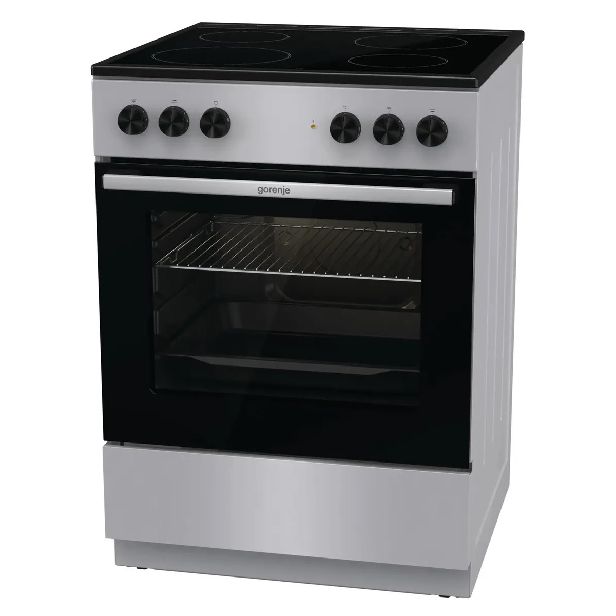 ad146eb5e59f6328bedce3920362ff91.jpg Плита Электрическая Gorenje GEC6A11SG серый стеклокерамика (без крышки)