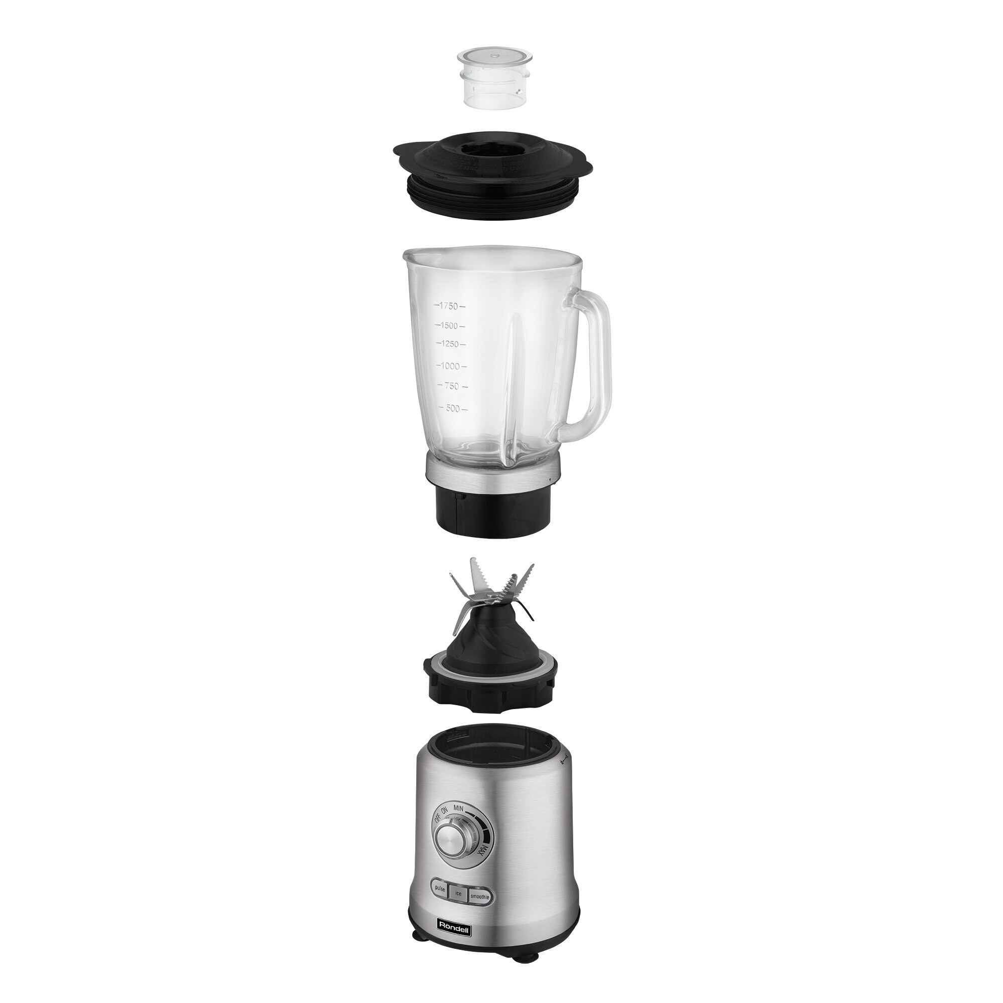 ada4359175c00d33c36faf98f993ff6e.jpg Блендер стационарный Rondell RDE-1253 1200Вт стальной