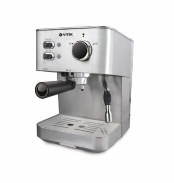 Кофеварка рожковая Vitek VT-1515 1350Вт серебристый
