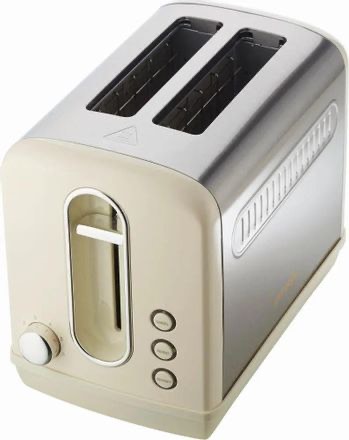 b7fa2030b2a92df3fe52195495c53626.jpg Тостер Gorenje T1100CLI 860Вт бежевый/серебристый (уценка)