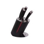 Набор ножей кухон. Rondell Urban Ultimate RD-1130 компл.:6предм. с подставкой черный/красный