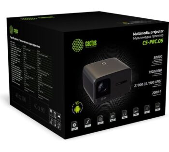 Проектор Cactus CS-PRC.06B.Full HD-A LCD 21000Lm LS 900Lm ANSI 2000:1 (50000час) 2xUSB typeA 2xHDMI