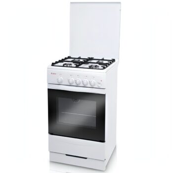 Плита Газовая Gefest CG 50M04 K73 белый (металлическая крышка) реш.чугун