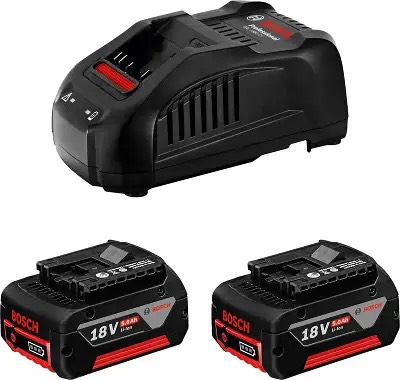 c871a106fd3d1971ce3d048a0bb2567c.jpg Батарея аккумуляторная Bosch GBA 18В 4Ач Li-Ion (З/У в компл.) (1600A01B9Y)