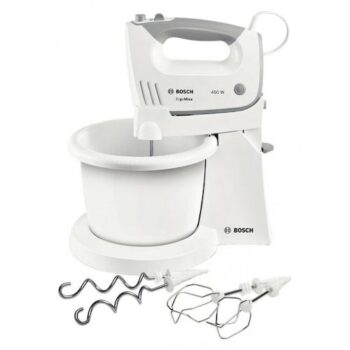 Миксер стационарный Bosch ErgoMixx MFQ36460 450Вт белый/серый