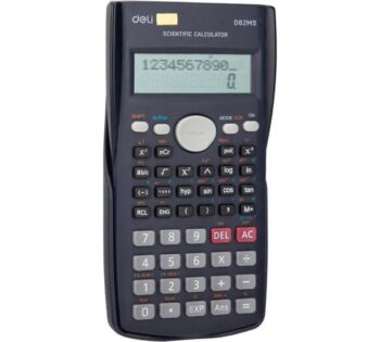 Калькулятор научный Deli ED82MS темно-синий 10+2-разр.