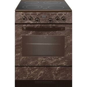ce5a7a7cd497793b7de7ce9efd21bc79.jpg Плита Электрическая Gefest ЭП Н Д 6560-03 0054 коричневый/мрамор стеклокерамика (без крышки)
