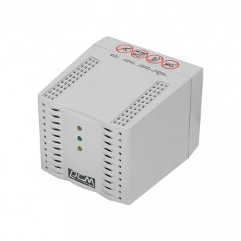 Стабилизатор напряжения Powercom TCA-1200 600Вт 1200ВА белый