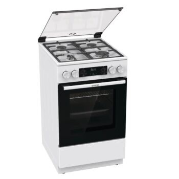 Плита Газовая Gorenje GGI5C22WF белый (стеклянная крышка) реш.чугун