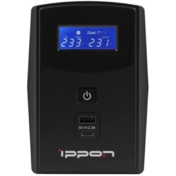 Источник бесперебойного питания Ippon Back Power Pro II Euro 650 360Вт 650ВА черный