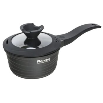 Ковш Rondell Walzer RDA-764 1.3л. d=16см (с крышкой) черный