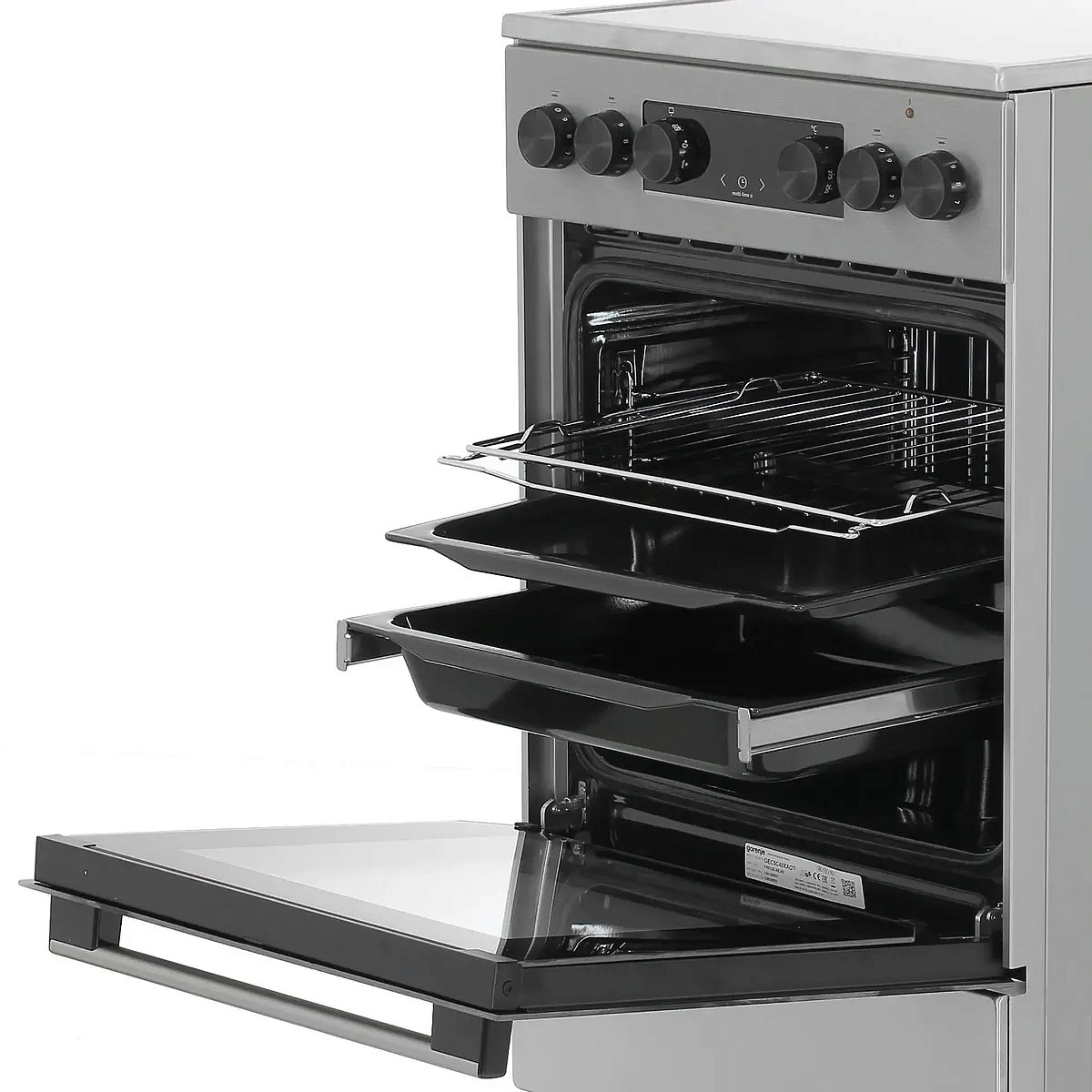 d5d1ca029773daafe467199236bb74b3.jpg Плита Электрическая Gorenje GEC5C40XAOT серый стеклокерамика (без крышки)
