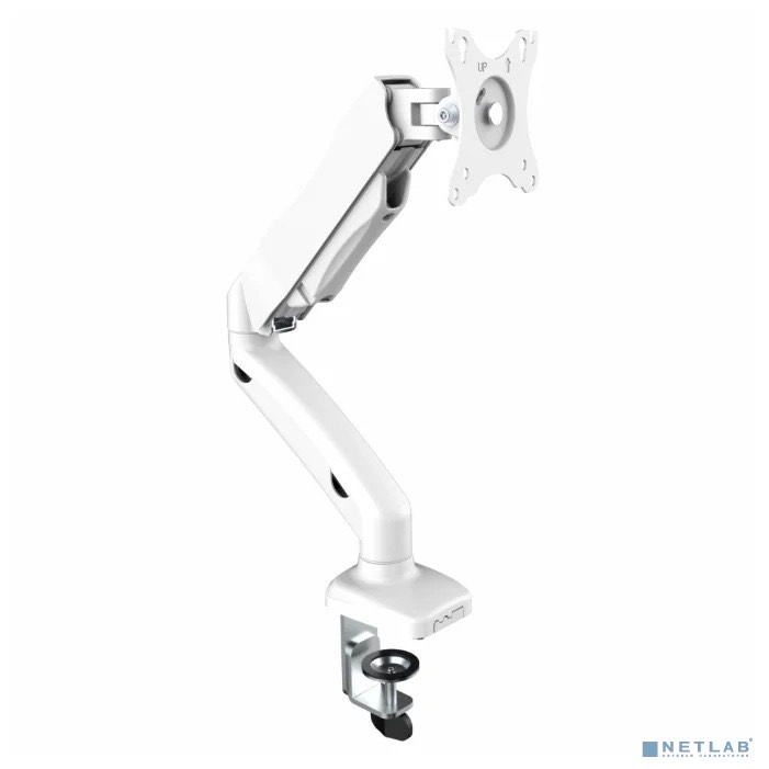 d67aeb04998309d1479c46d505134da8.jpg Кронштейн для мониторов Onkron G80W белый 13"-32" макс.8кг настольный поворот и наклон верт.перемещ.