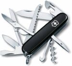 Нож перочинный Victorinox Huntsman (1.3713.3) 91мм 15функц. черный карт.коробка