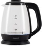 Чайник Starwind SKS3036 1.7л. 2200Вт черный корп.:стекло