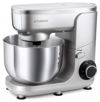 Кухонная машина Hyundai HYMS7651 планетар.вращ. 1400Вт серебристый