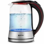 Чайник Vitek VT-7009 1.7л. 2200Вт прозрачный корп.:стекло