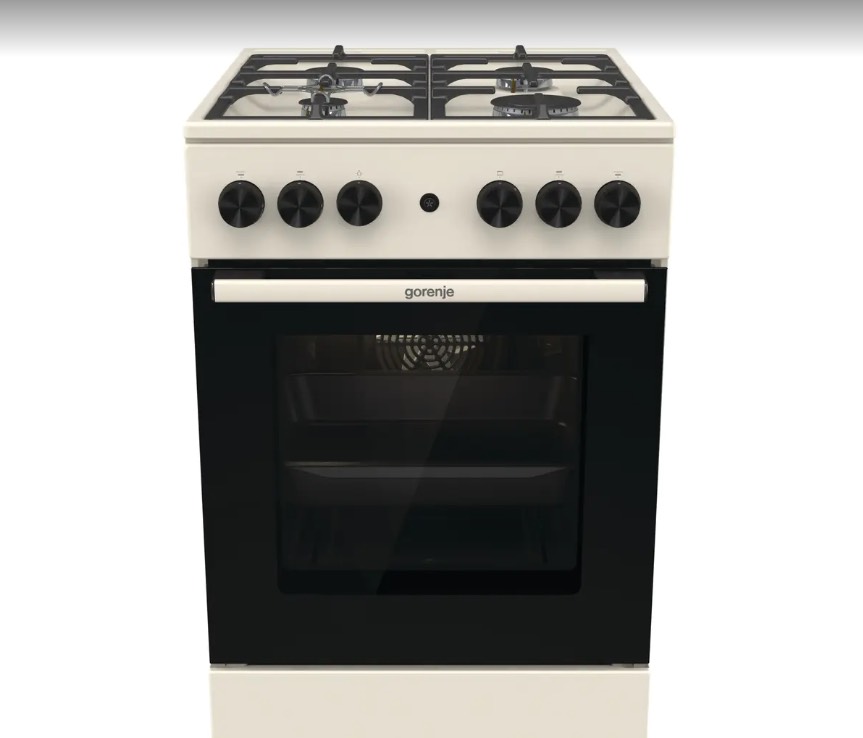 dd986b9706d420abdf8e2eeeb023fb1b.jpg Плита Газовая Gorenje GG5A12BEF бежевый (без крышки) реш.чугун
