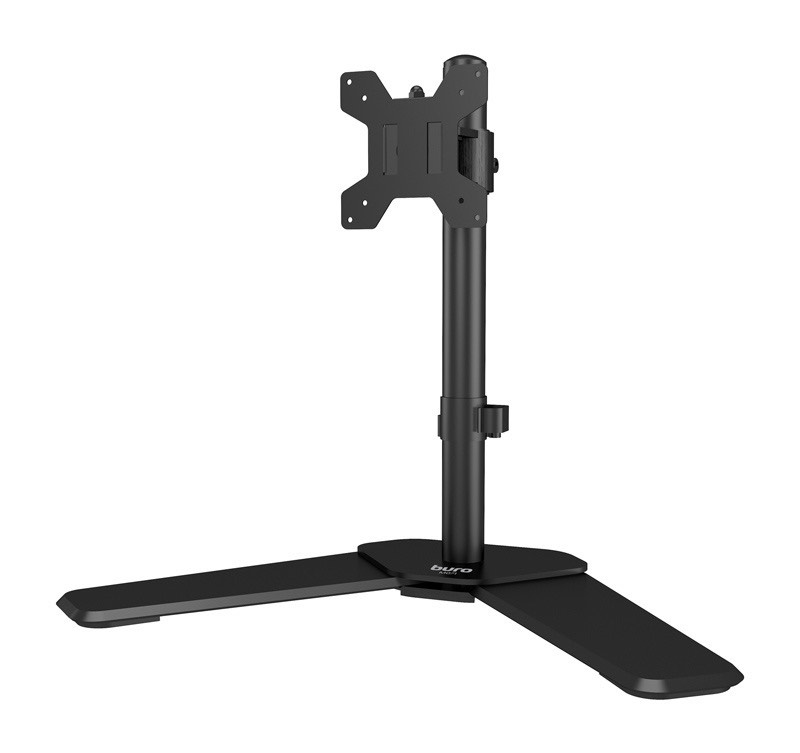 dea65e548587f0ee9af5dee5a29ca61b.jpg Кронштейн для мониторов ЖК Buro M071 черный 15"-32" макс.8кг крепление к столешнице поворот и наклон