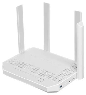 Роутер беспроводной Keenetic Netcraze Hopper 4G+ (NC-2312) AX3000 10/100/1000BASE-TX/4G cat.6 белый