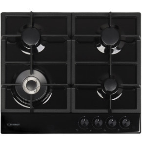 Газовая варочная поверхность Indesit THPM 642 WS/BL/I черный