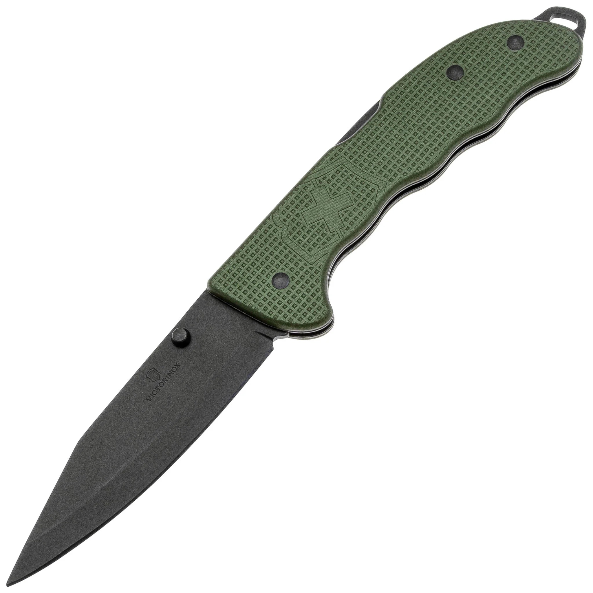 eaf4ad3a27b743fdfeb5283216de0734.jpg Нож перочинный Victorinox Evoke BSH Alox Olive (0.9425.DS24) 136мм 4функц. оливковый подар.коробка