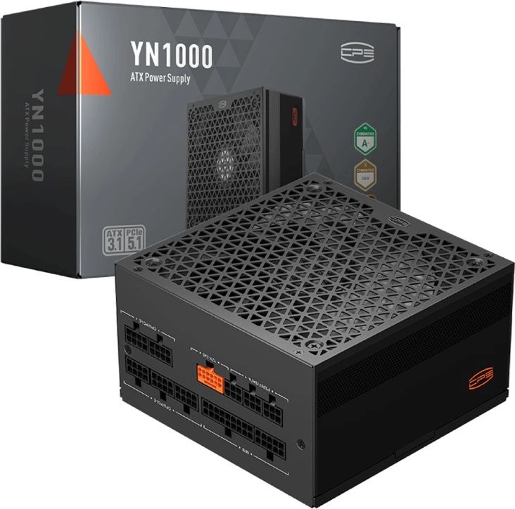 ef054de8c417e7d682aa0cee71260ee6.jpg Блок питания PcCooler ATX 1000W YN1000 80+ gold (20+4pin) APFC 135mm fan 9xSATA Cab Manag RTL