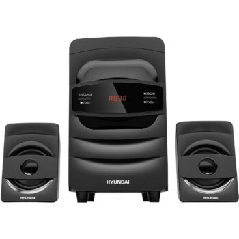 Микросистема Hyundai H-MS1404 черный 30Вт/FM/USB/BT