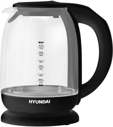 f430c5313a33fc3c0d1b9b270e324cdb.jpg Чайник Hyundai HYK-S3809 1.7л. 2200Вт черный корп.:стекло/пластик