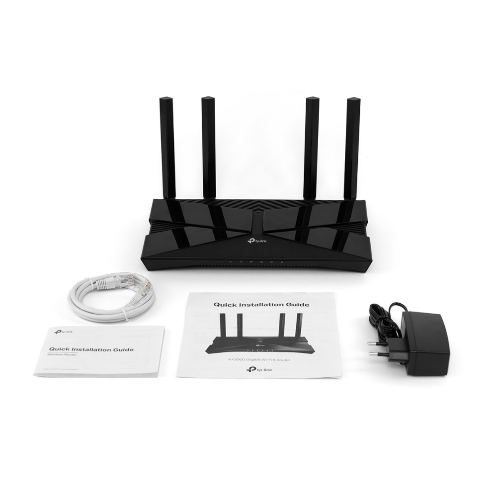 f68120c7b8296e0076979001307cd1b5.jpg Роутер беспроводной TP-Link Archer AX53 AX3000 10/100/1000BASE-TX черный