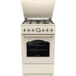 Плита Газовая Gorenje GGI5BCLI бежевый (металлическая крышка) реш.чугун